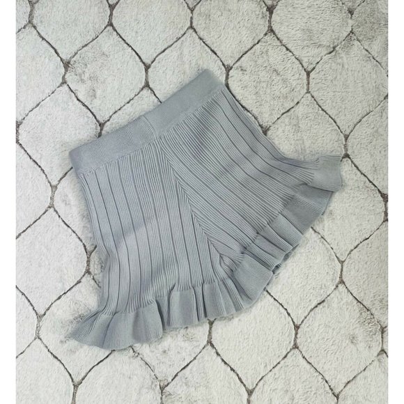 DAIMARAN Paris Women's Matching Set 2 Pieces Gray Tank Top + Short Ruffle S - Picture 5 of 6